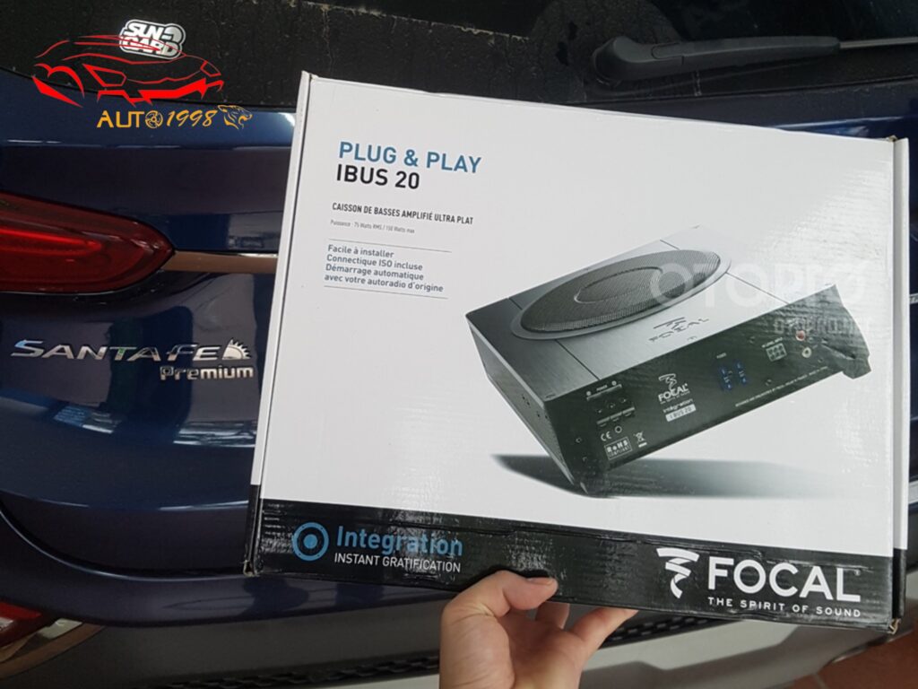 Loa sub gầm ghế, loa sub gầm ghế focal ibus 20, loa sub gầm ghế focal, Loa sub gầm ghế ô tô, loa sub ô tô, độ loa sub cho ô tô, loa sub pass gầm ghế, sub focal, giá loa sub ô tô