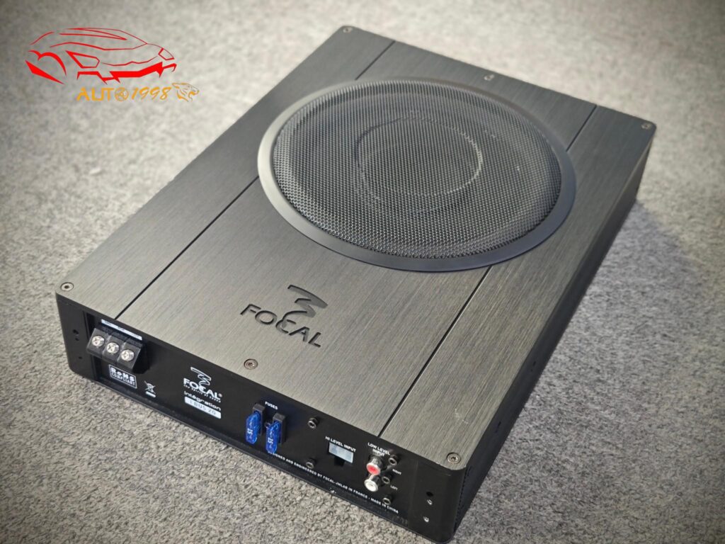 Loa sub gầm ghế, loa sub gầm ghế focal ibus 20, loa sub gầm ghế focal, Loa sub gầm ghế ô tô, loa sub ô tô, độ loa sub cho ô tô, loa sub pass gầm ghế, sub focal, giá loa sub ô tô