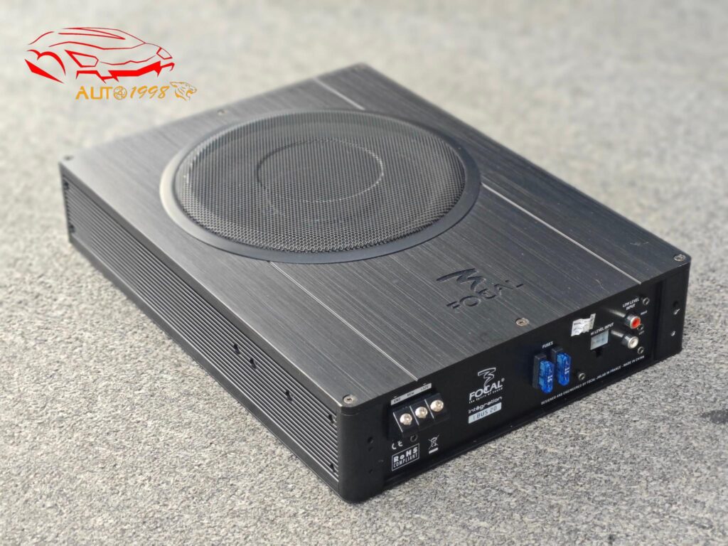 Loa sub gầm ghế, loa sub gầm ghế focal ibus 20, loa sub gầm ghế focal, Loa sub gầm ghế ô tô, loa sub ô tô, độ loa sub cho ô tô, loa sub pass gầm ghế, sub focal, giá loa sub ô tô