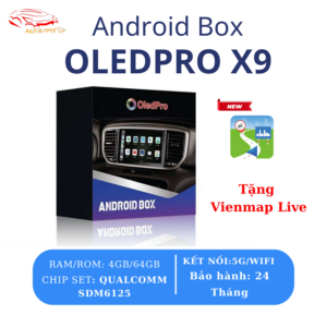 Android box o tô, androrid box oledpro, android box oledpro x9, android box cho ô tô, cục android box ô tô, android box oledpro cho o to