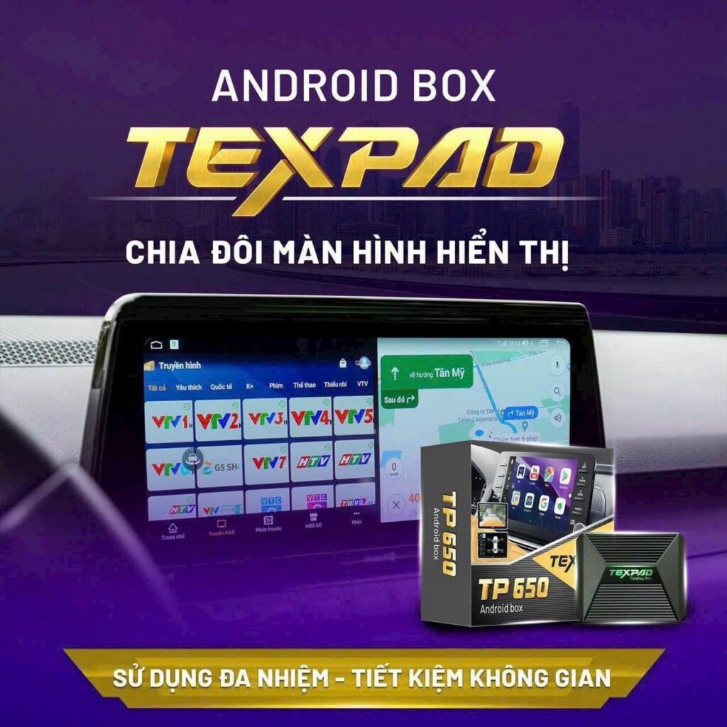 Android box o tô, androrid box texpad, android box texpad tp650, android box cho ô tô, cục android box ô tô, android box texpad cho o to 