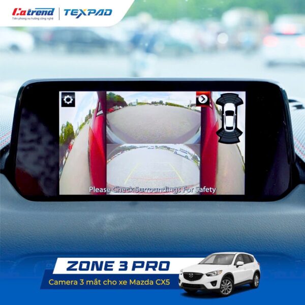 Camera 3 mắt texpad zone 3 pro mazda cx5, Camera 3 mắt texpad zone 3 pro, camera 3 mắt o to, camera 3 mắt texpad zone 3, camera texpad zone 3 eco, giá camera 3 mắt texpad zone 3, texpad, texpad zone 3