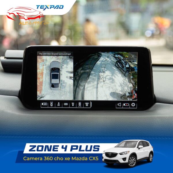 Camera 360 texpad zone 4 mazda cx5 , camera 360 texpad zone 4 plus Plus mazda cx5, camera texpad zone 4, giá camera texpad zone 4, lắp camera 360 ô tô, camera 360 texpad, texpad, mazda cx5
