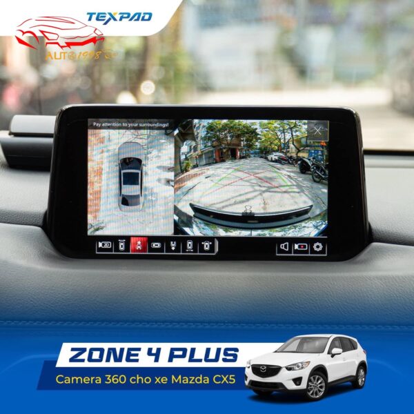 Camera 360 texpad zone 4 mazda cx5 , camera 360 texpad zone 4 plus Plus mazda cx5, camera texpad zone 4, giá camera texpad zone 4, lắp camera 360 ô tô, camera 360 texpad, texpad, mazda cx5