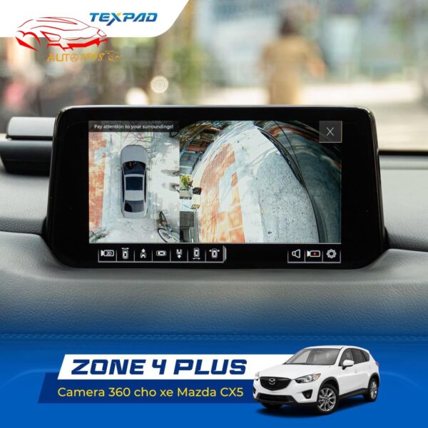 Camera 360 texpad zone 4 mazda cx5 , camera 360 texpad zone 4 plus Plus mazda cx5, camera texpad zone 4, giá camera texpad zone 4, lắp camera 360 ô tô, camera 360 texpad, texpad, mazda cx5