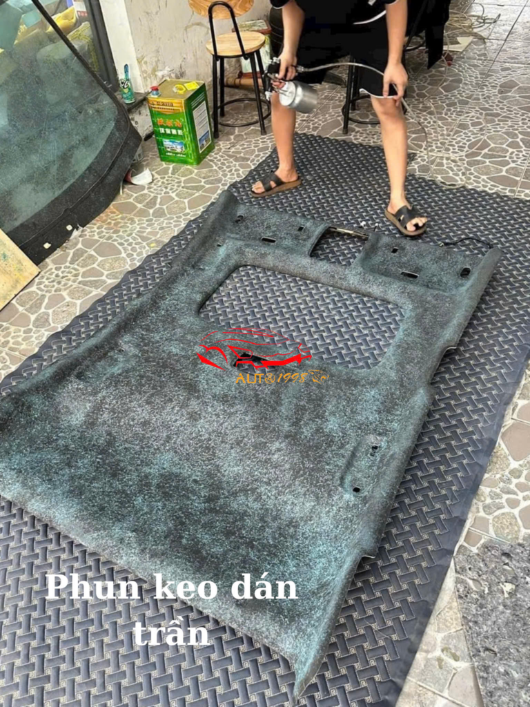 bọc trần da ô tô, bọc trần da ô tô tphcm, bọc trần da ô tô quận 7, bọc trần da Nappa ô tô, bọc trần da lộn ô tô, dán trần da ô tô