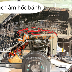 cách âm chống ồn alpine hốc bánh