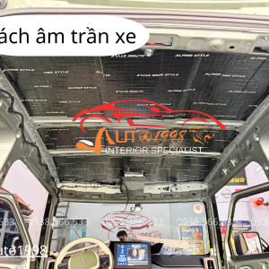 Cách âm chống ồn ô tô Alpine