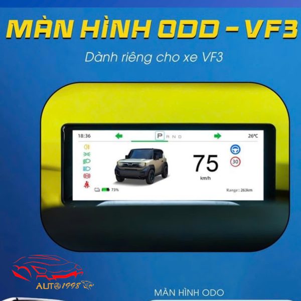 màn hình odo vf3, màn hình odo vinfast vf3, màn hình odo texpad vf3, độ màn hình odo vf3, giá màn hình odo vf3