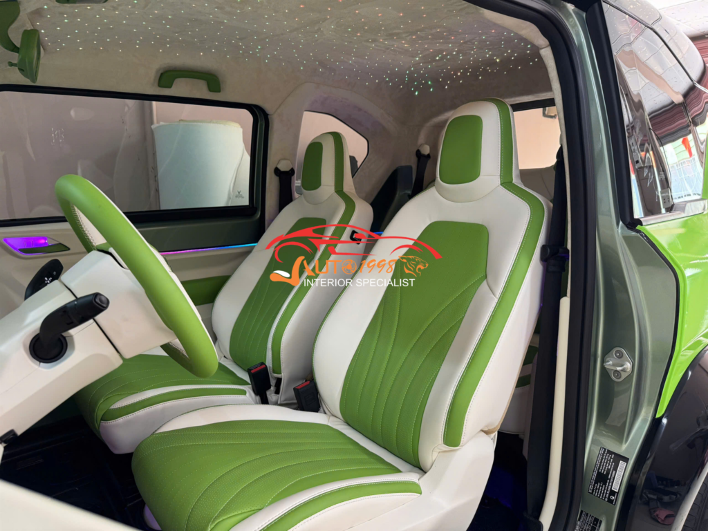 ghế da vf3 phối màu theo yêu cầu