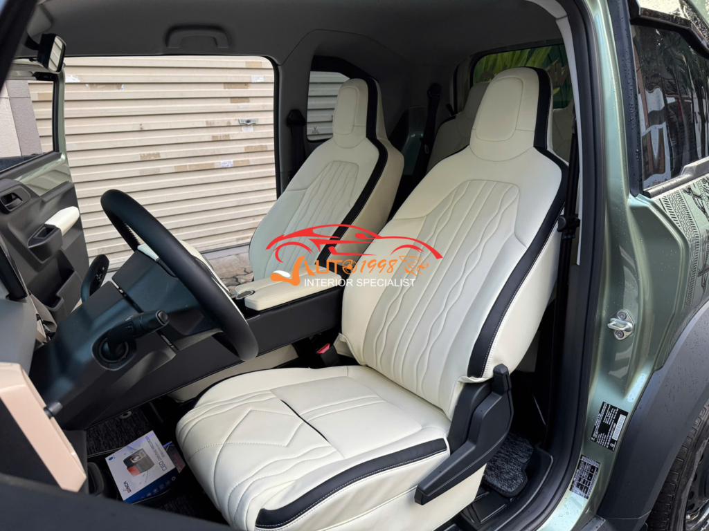 ghế da nappa lux vf3 hoàn thiện thực tế