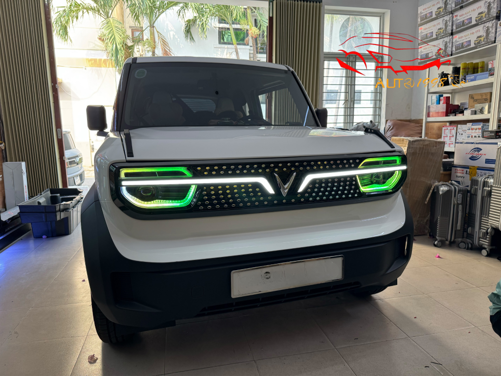 Mặt Galang Sao Rơi VF3 LED đổi màu – Nâng cấp ngoại thất VinFast VF3.