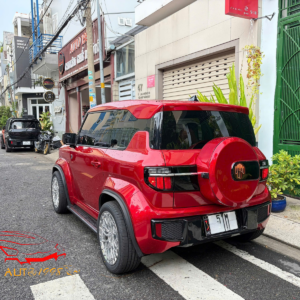 Cốp bánh sơ cua VF3 lắp thực tế trên VinFast VF3