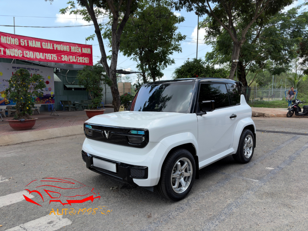Tổng thể VF3 sau khi nâng cấp ngoại thất nội thất và dàn chân