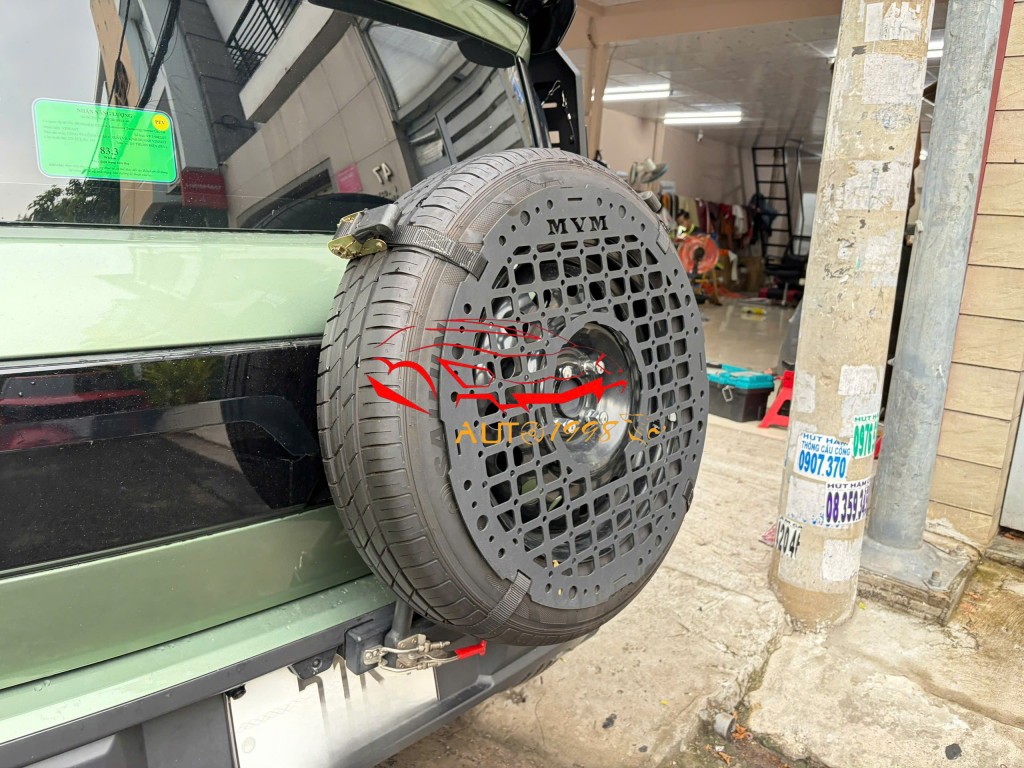 Hình ảnh thực tế bánh sơ cua VF3 sau khi lắp đặt