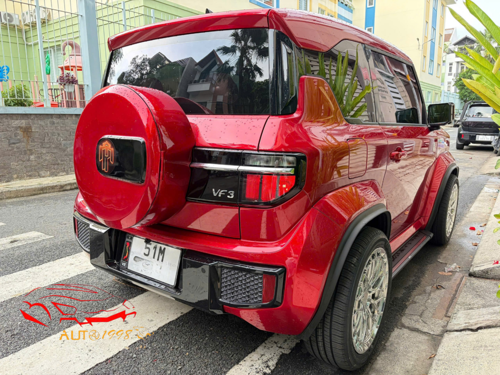 Thiết kế cốp bánh sơ cua VF3 chắc chắn