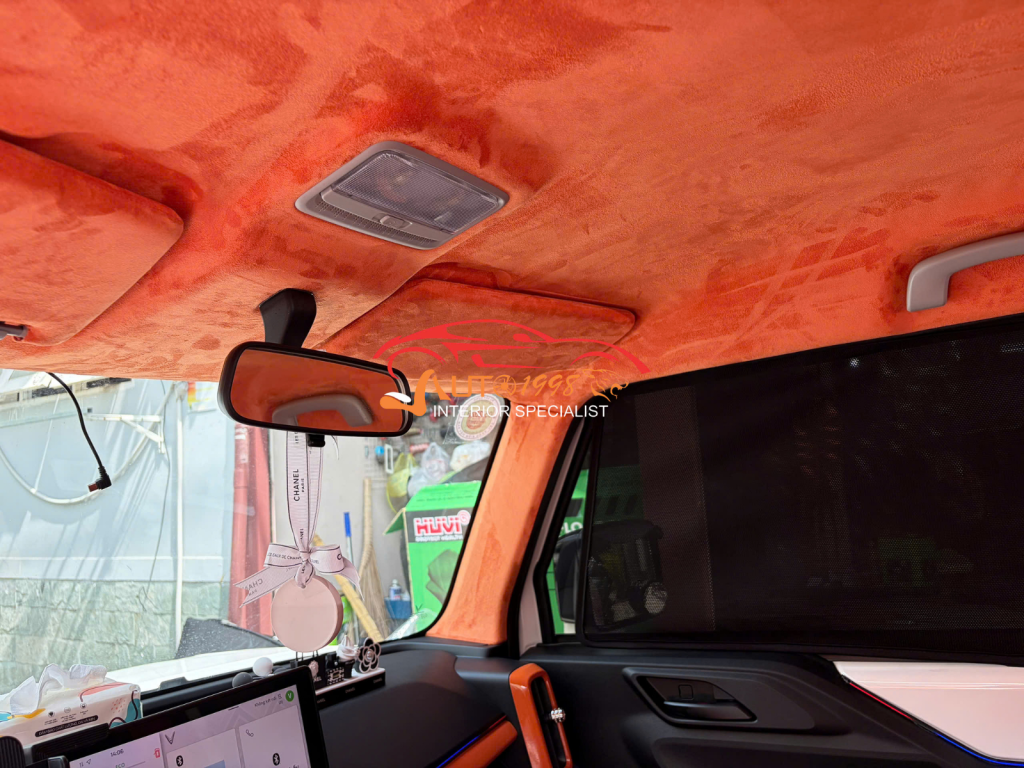 giá bọc trần da lộn Alcantara tại Auto1998