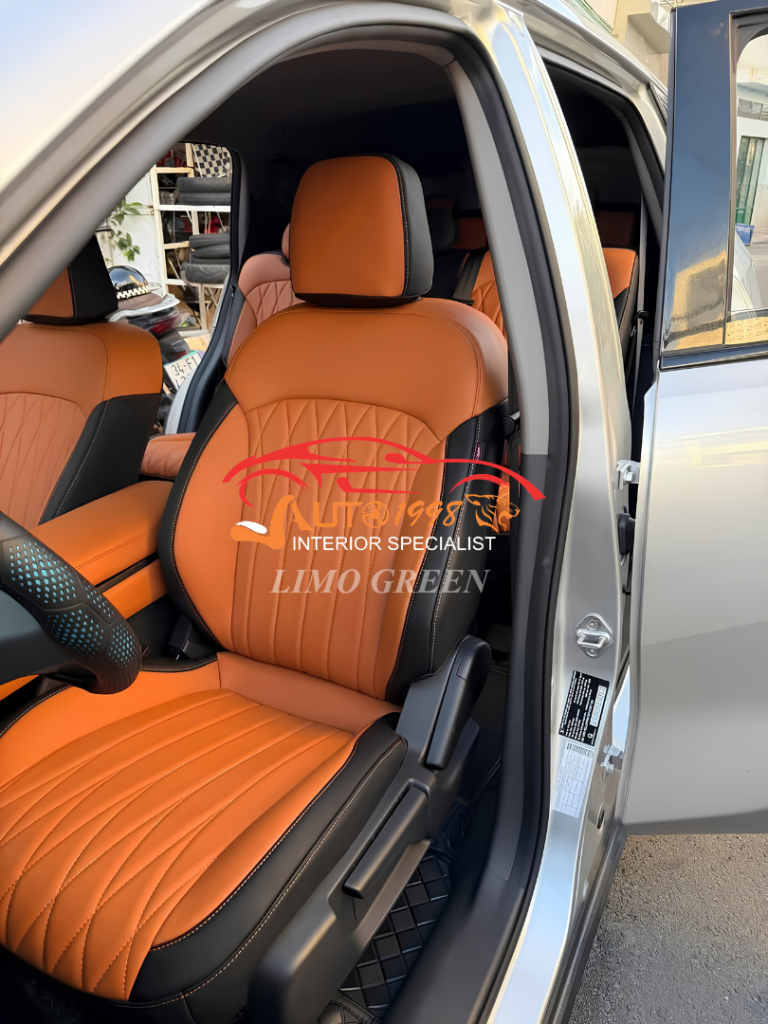 bọc ghế da nappa lux limo green