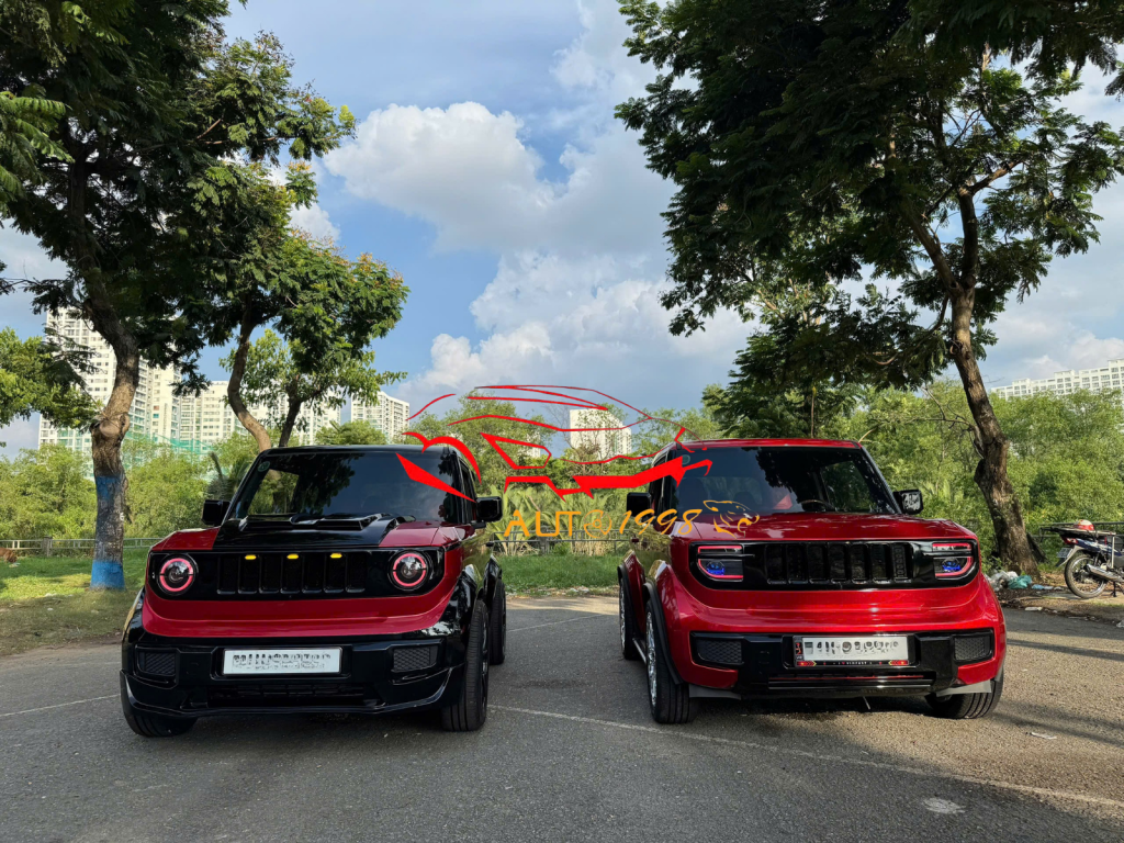 ốp cản đen bóng VF3