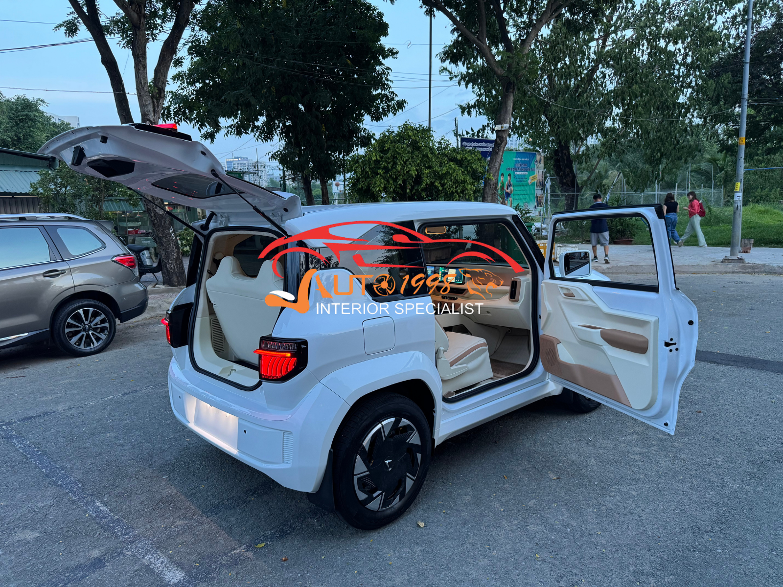 hoàn thiện đổi màu nội thất VF3 tại Auto1998