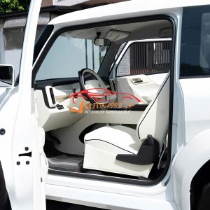 đổi màu nội thất VF3 phối trắng đen
