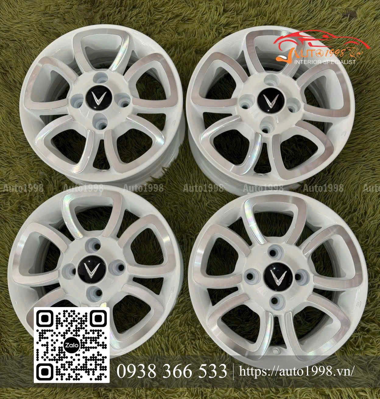 mâm VF2/ Minio Green cánh hoa bo tròn