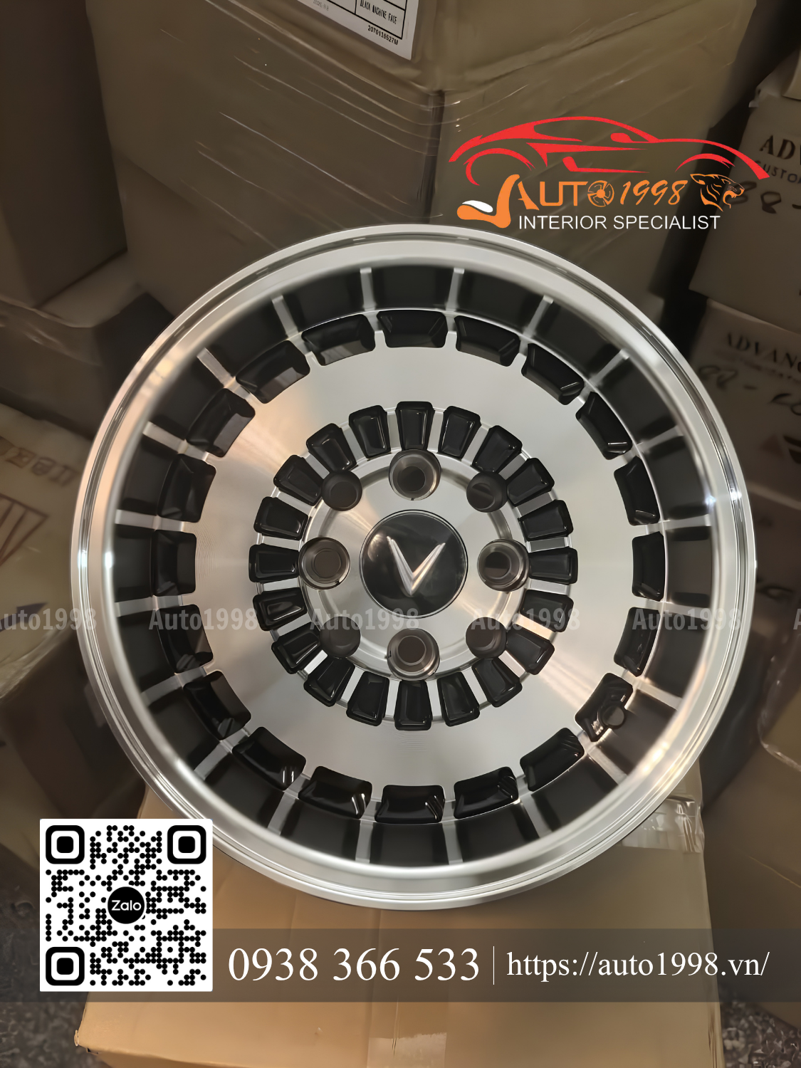 độ mâm VF2/ Minio Green đẹp
