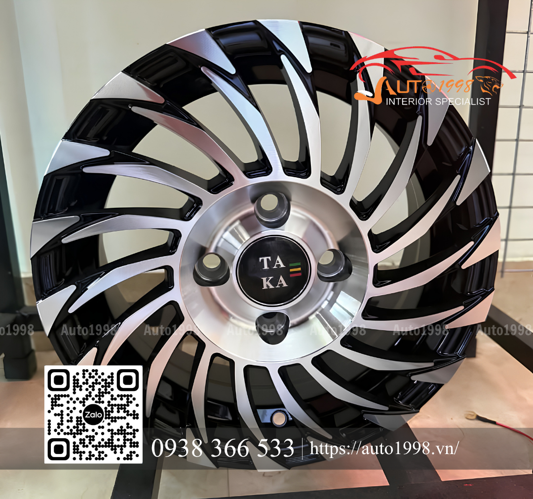 độ mâm VF2/ Minio Green đa chấu cánh quạt