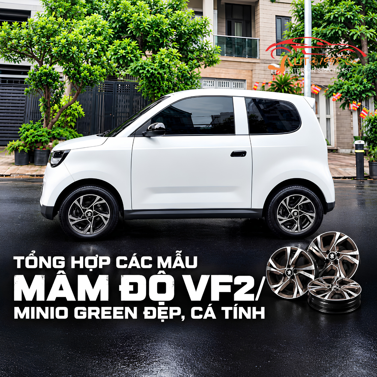 tổng hợp các mẫu mâm độ VF2/ Minio Green tại Auto1998